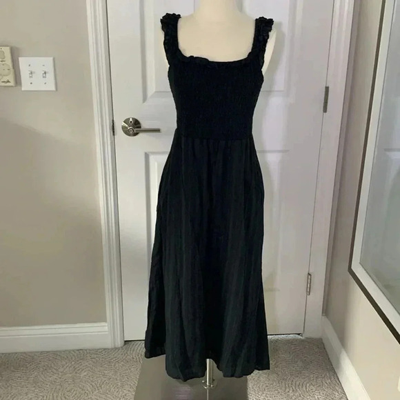 Carve designs black linen dress size xs - Picture 10 of 15